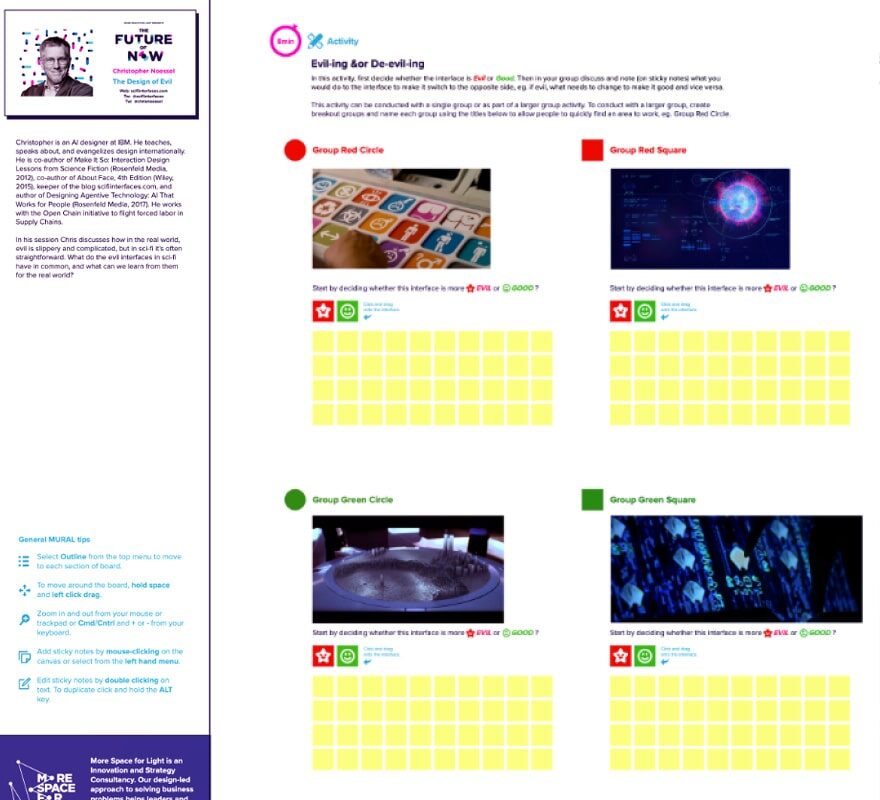 The Design of Evil Template